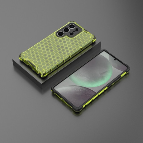 Протиударний чохол Honeycomb для Samsung Galaxy S25 Ultra 5G - зелений