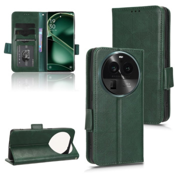 Чохол-книжка Symmetrical Triangle для OPPO Find X6 5G - зелений