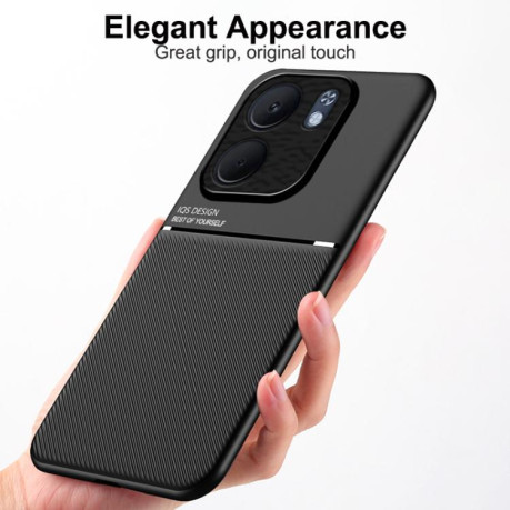 Чоловічий протиударний чохол Tilt Strip Grain на OPPO A5x 5G Global - синій