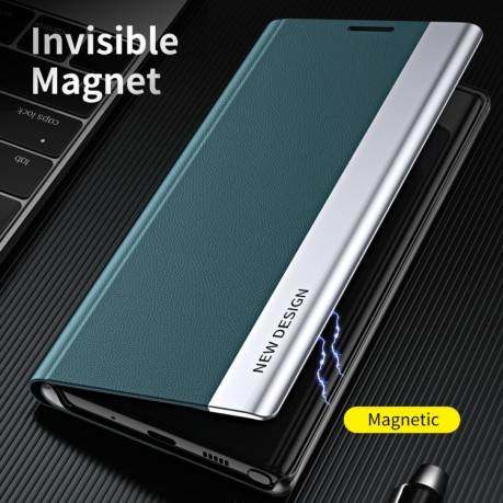 Чехол-книжка Electroplated Ultra-Thin для Samsung Galaxy A33 5G - зеленый