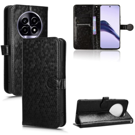 Чохол-книжка Honeycomb Dot для Realme 13+ 5G/13 Pro 5G/13 Pro+ Global - чорний