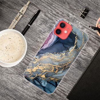 Противоударный чехол Marble Pattern для iPhone 14/13 - Abstract Gold