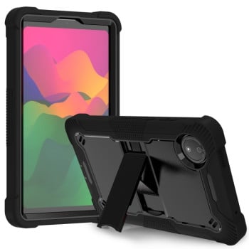 Чохол Silicone Hybrid PC Tablet Case with Holder &amp; Shoulder Strap для Xiaomi Redmi Pad SE 8.7 - чорний