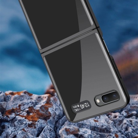 Противоударный чехол GKK Straight Edge для Samsung Galaxy Z Flip - черный