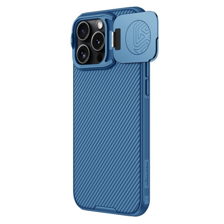 Протиударний чохол NILLKIN CamShield Prop MagSafe Magnetic на iPhone 16 Pro Max - синій