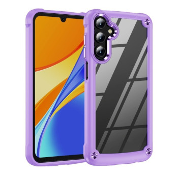 Противоударный чехол Lens Protection на Samsung Galaxy A24 4G / A25 5G - фиолетовый