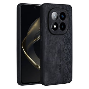 Чохол AZNS з 3D-тисненням та м'яким покриттям Skin Feel на Xiaomi Redmi Note 14 Pro+ 5G - чорний