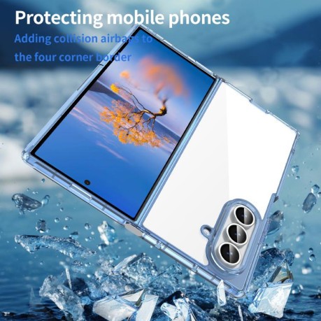 Чехол Airbag Magsafe PC Hybrid TPU для Samsung Galaxy Fold 7 5G - синий