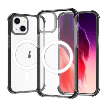 Противоударный чехол Acrylic Magsafe для iPhone 15  - черный