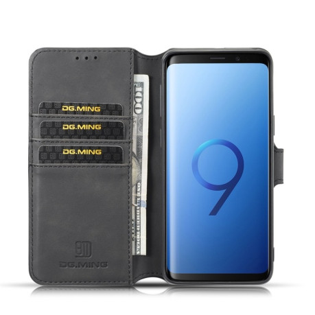 Чохол-книга DG.MING Retro Oil Side Samsung Galaxy S9 - чорний