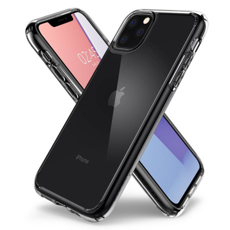 Оригинальный чехол Spigen Crystal Hybrid iPhone 11 Pro Max Crystal Clear