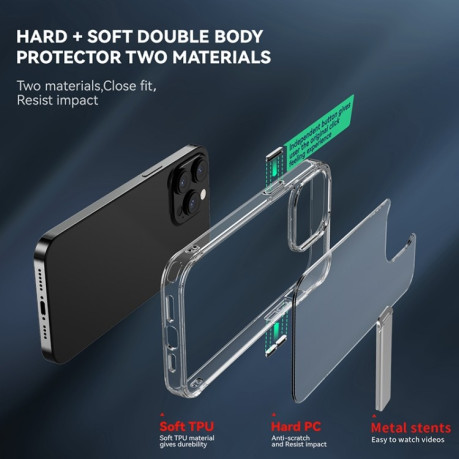 Протиударний чохол Airbag Holder для iPhone 14 Pro Max - прозорий