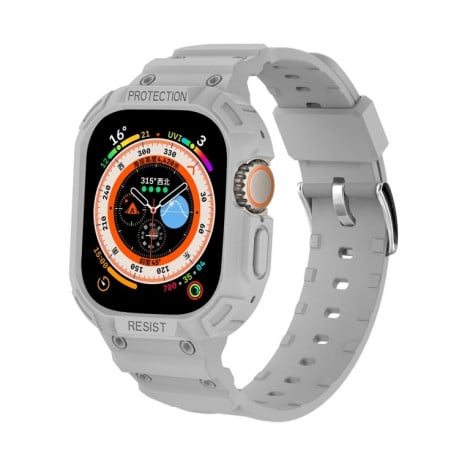 Ремешок JUNSUNMAY для Apple Watch Ultra 49mm - серый