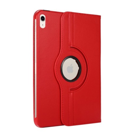 Чехол-книжка 360 Degree Rotation Litchi для iPad 10.9 2022 - красный