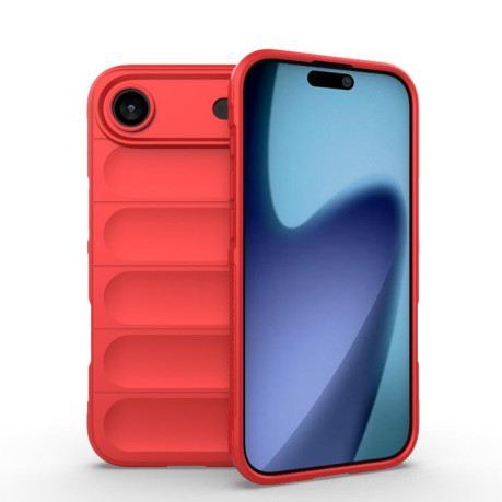 Силіконовий чохол Magic Flannel для iPhone Air - червоний