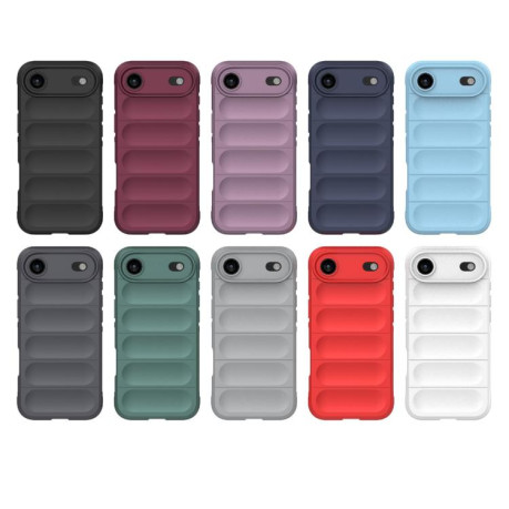 Силиконовый чехол Magic Flannel для iPhone Air - винно-красный