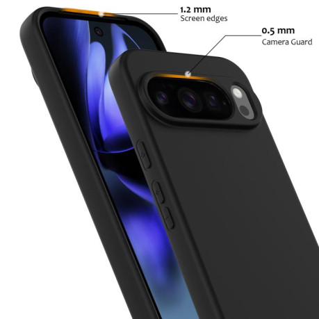 Силиконовый чехол Shockproof Silicone Magsafe для Google Pixel 10 Pro XL - черный