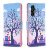 Чохол-книжка Colored Drawing Pattern для Samsung Galaxy A35 - Owl