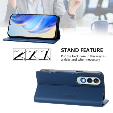 Чохол-книжка Retro Skin Feel Business Magnetic на OnePlus Nord CE 4 - синій