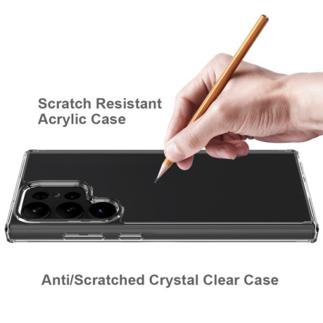 Акриловый противоударный чехол HMC для Samsung Galaxy S23 Ultra 5G - прозрачный
