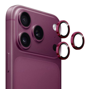 Захисне скло на камеру ENKAY AR Anti-reflection Camera Lens на iPhone 18 Pro Max — бордове