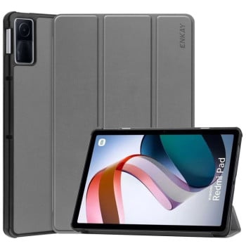 Чохол-книжка ENKAY Custer Texture для Xiaomi Redmi Pad 10.61 - сірий