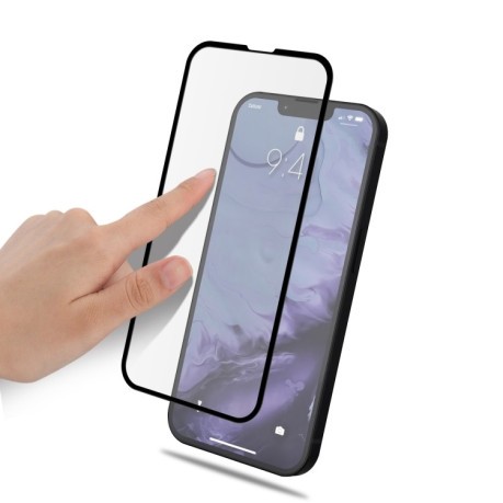 Защитное стекло mocolo 0.33mm 9H 3D Full Glue для iPhone 13 mini - черное