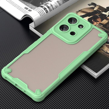 Протиударний чохол Armor Glaze PC Hybrid для Motorola Moto G75 5G - зелений