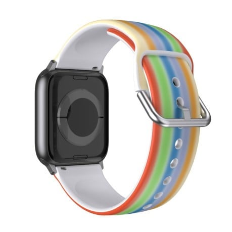 Силіконовий ремінець Breathable для Apple Watch Series 8/7 41mm / 40mm / 38mm - Rainbow