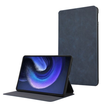 Чехол-книжка TPU Flip Tablet Protective Leather для Xiaomi Pad 6 - синий