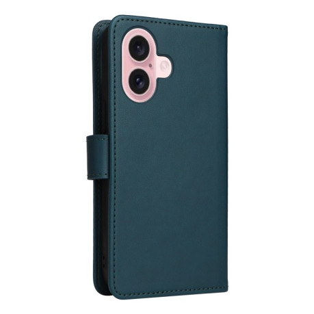 Чохол-книжка BETOPNICE BN-005 2 in 1 Detachable Imitate Genuine Leather для iPhone 16 - синій