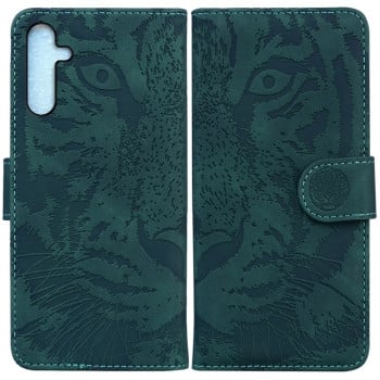 Чохол-книжка Tiger Embossing для Samsung Galaxy A25 5G - зелений