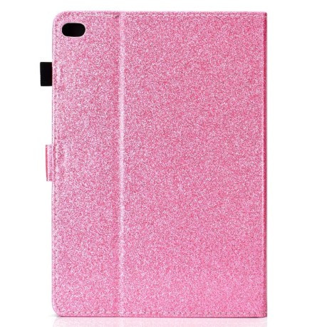 Чехол-книжка Varnish Glitter Powder на iPad Air / Air 2 / iPad 9.7 - розовый