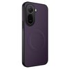 Магнитный чехол Wanlonfeng серии TQ с текстурой карбона для Redmi A7 Pro 171mm / Poco C85x 5G — фиолетовый