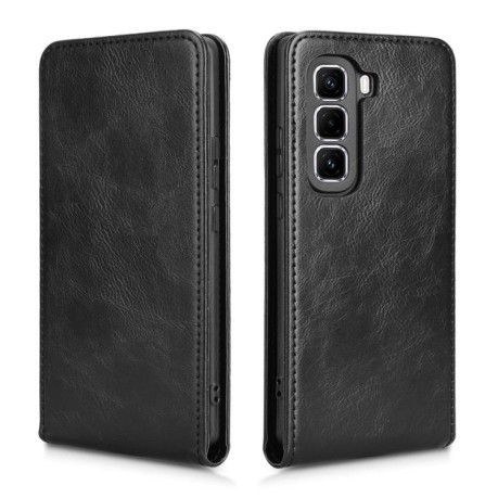 Чехол Magnetic Vertical Flip Leather для Infinix Hot 50 Pro 4G - черный