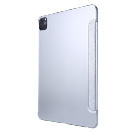 Чехол-книжка Silk Texture Three-fold на iPad Pro 11 2021 - белый