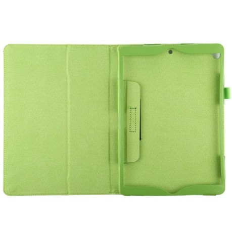 Чехол-книжка Litchi Texture для iPad 10.5 / iPad 10.2 2021/2020/2019 - зеленый
