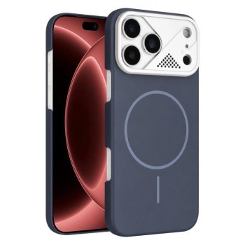 Чохол Ultra-thin Gold Armor PC Magnetic на iPhone 18 Pro Max — карбоновий