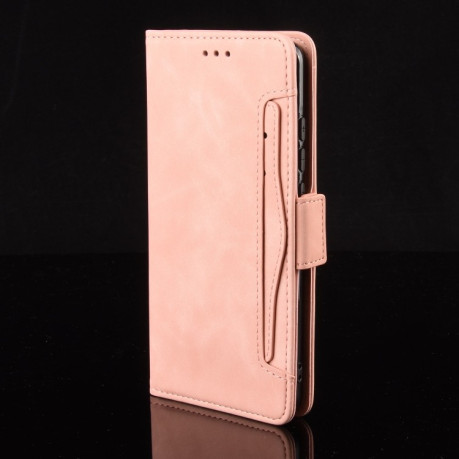 Кожаный чехол-книжка Wallet Style Skin на Samsung Galaxy A32 5G - розовый