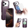 Чехол Caseneo с MagSafe и ремешком-держателем для iPhone 18 Pro Max/17 Pro Max — фиолетовый