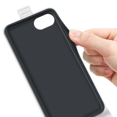 Чехол R64 Texture Single Vertical Flip Leather для iPhone 16e - белый