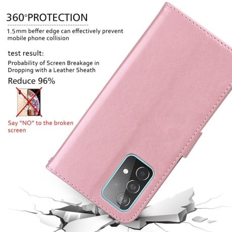 Чохол-книжка Rose Embossed Samsung Galaxy A13 4G - рожеве золото