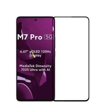 Захисне скло PINWUYO 9H 3D Full Screen Xiaomi Poco M7 Pro 5G - чорне