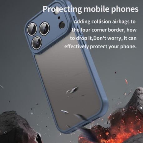 Чехол Fan Dun Series TPU Hybrid PC на iPhone 17 Pro - синий