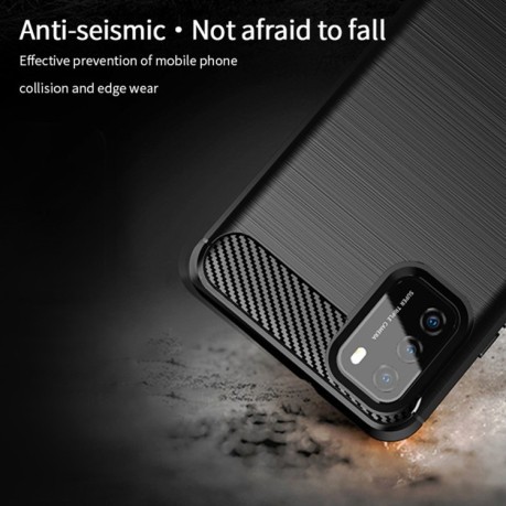 Противоударный чехол MOFI Gentleness Series для Xiaomi Poco M3 - черный