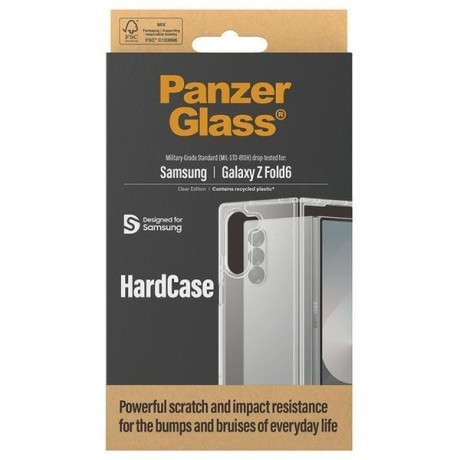 Оригинальный чехол PanzerGlass HardCase для Samsung Galaxy  Fold 6 - Transparent