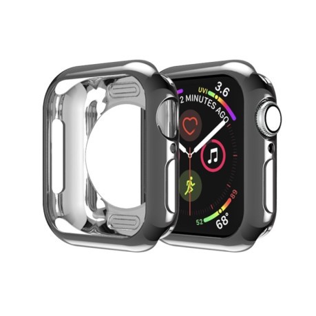Противоударная накладка Round Hole для Apple Watch Series 5 / 4 44mm - черная