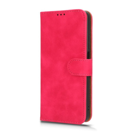 Чехол-книжка Skin Feel Magnetic для Realme C55 - пурпурно-красный