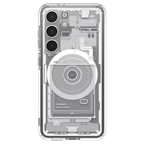 Оригинальный чехол Spigen Ultra Hybrid  Zero One Mag Case для Samsung Galaxy S25  - White