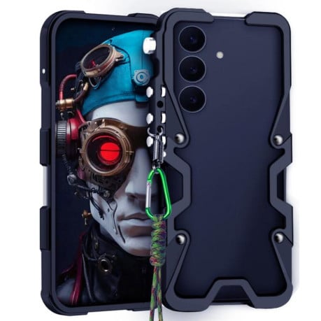 Протиударний чохол Trigger Design Hollow Metal Frame на Samsung Galaxy S25 FE 5G - чорний